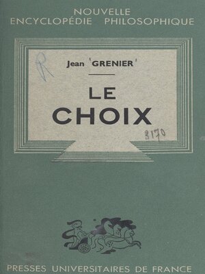 cover image of Le choix